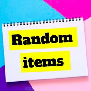 Random items 🚨❤️